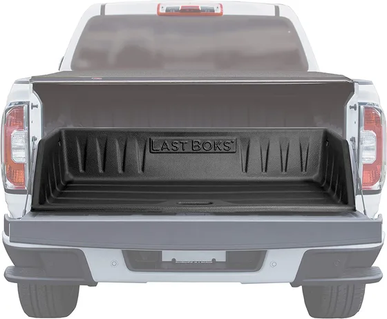 Last Boks cargo box slid out onto a truck tailgate