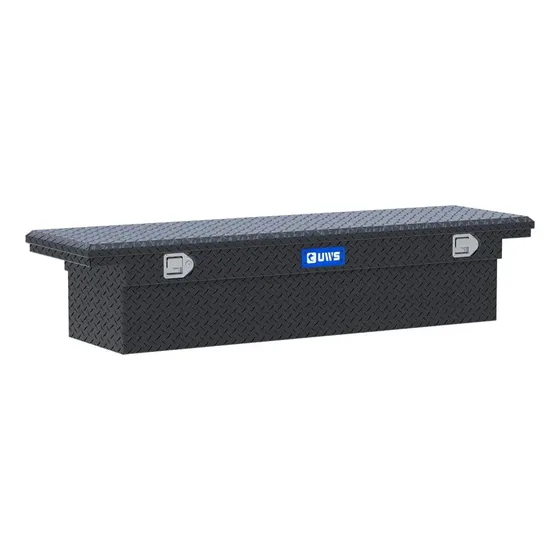 UWS 69-inch matte black aluminum truck tool box